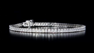Princess Cut Diamond Tennis Bracelet Video Gallery